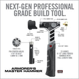 3rd Image for Armorer’s Master Hammer™ and Accu-Punch® 11-Piece Standard Pin Punch Set - Real Avid