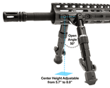 UTG RECON FLEX M-LOK Bipod Matte Black 5.7"-8" Center Height