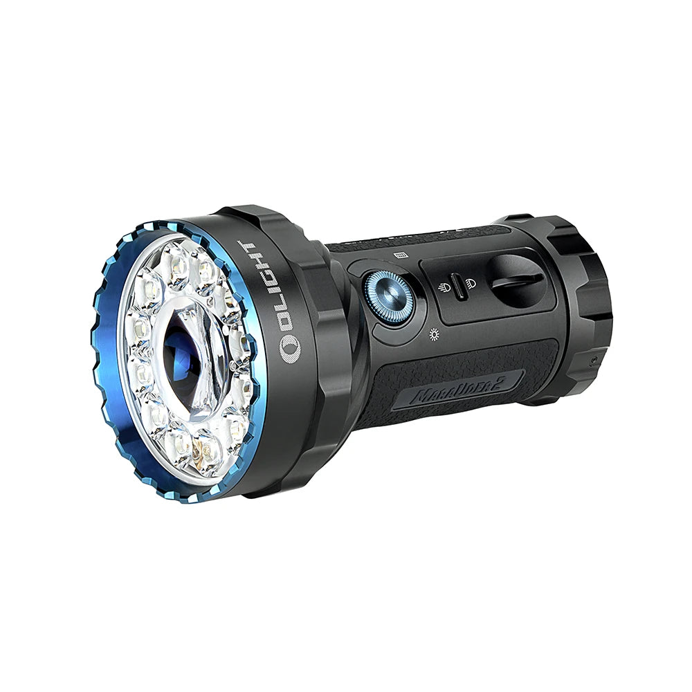 Olight Marauder 2 Flashlight (14000 Lumens, 800m, Black)