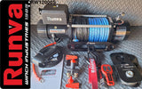 12000LBS – RUNVA WINCH 12V WITH SYNTHETIC ROPE (12 000LBS = 5 443KG) – IP67 MOTOR – RW12000S