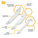 3.0" COMBO BLADE PACK | 6-PACK