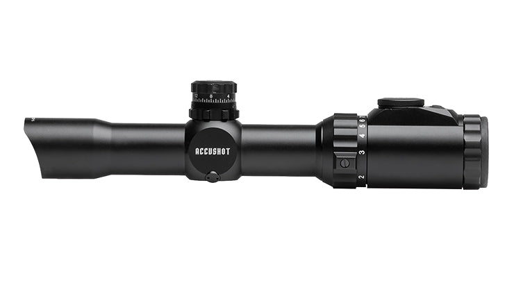 UTG MRC 1-8x28mm Riflescope (30mm Tube, IE, BG4 Reticle, Includes ACCU-SYNC Rings)