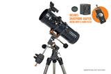 Celestron Astromaster 114EQ Telescope with Moon Filter & Smartphone Adapter