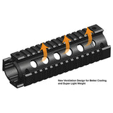 UTG PRO® AR15 Drop-in Quad Rail Handguard, Carbine-length