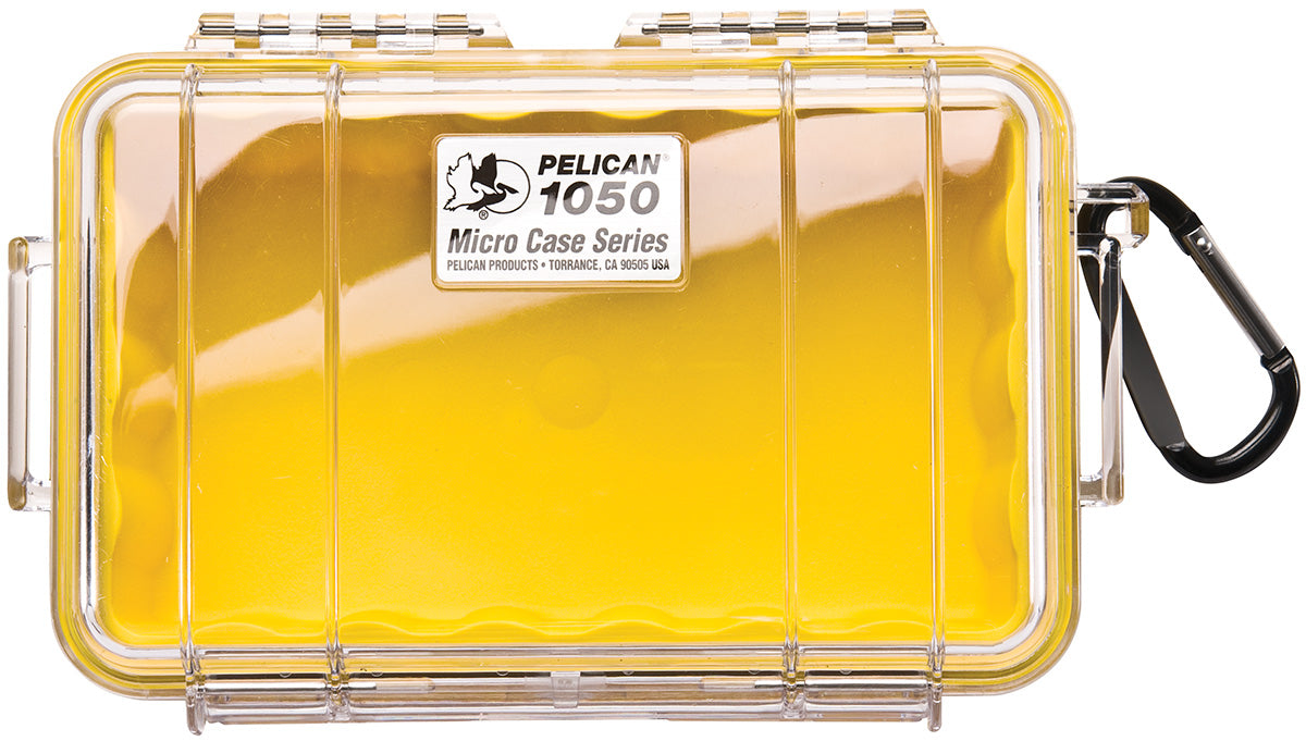 pelican watertight hard yellow micro box