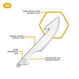 3.0" CAPING BLADES | 6-PACK