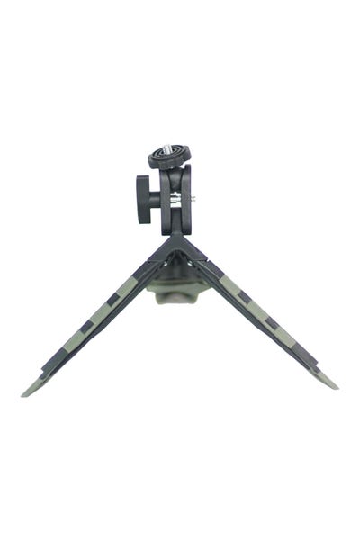 Folded Pedco Mini tripod for Kestrel Meter Velcro Front View