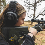 Walker's Razor Compact Electronic Earmuffs (Black)