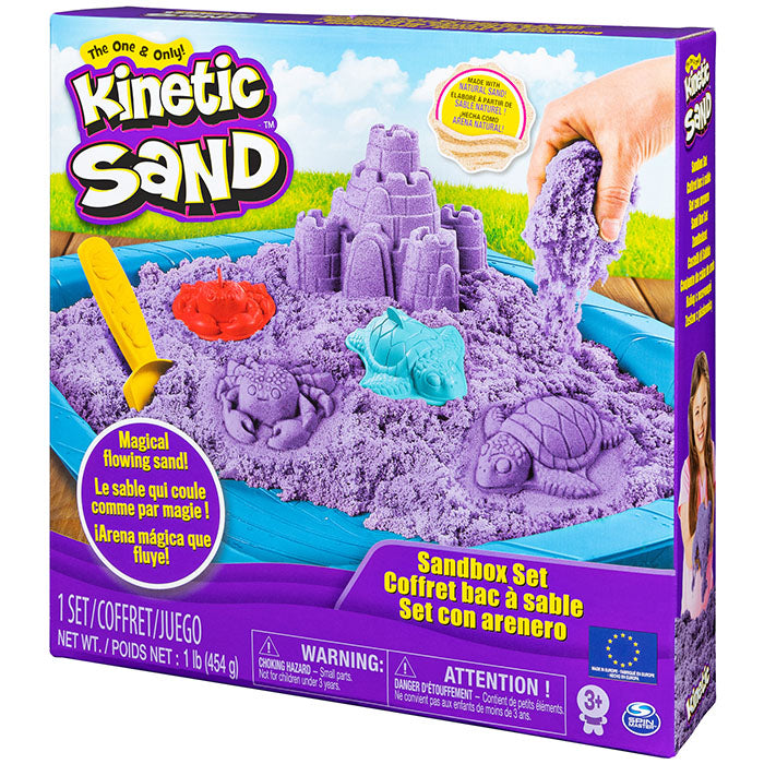 Kinetic Sand Box Set (Sand Box & Tools)