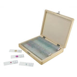100 Piece Prepared Microscope Slide Kit