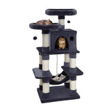 Cosmic Pets Plush Cat Tree (Polaris, Grey)