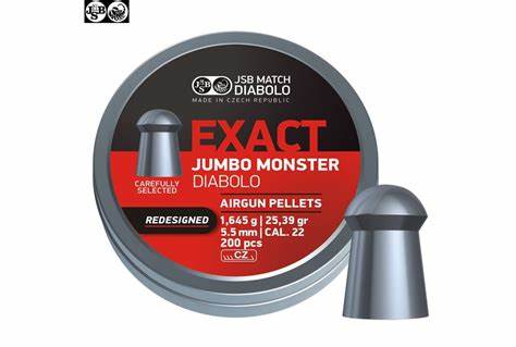 5.52MM JSB JUMBO EXACT MONSTER (200) 25.4GR REDESIGNED DEEP
