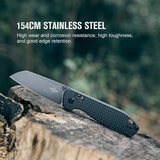 Olight Rubato 2 EDC Folding Pocket Knife Oknife 154CM Blade (Carbon Fiber)