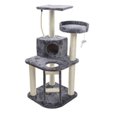 Cosmic Pets Plush Cat Tree (Mystic Neptune, Beige)