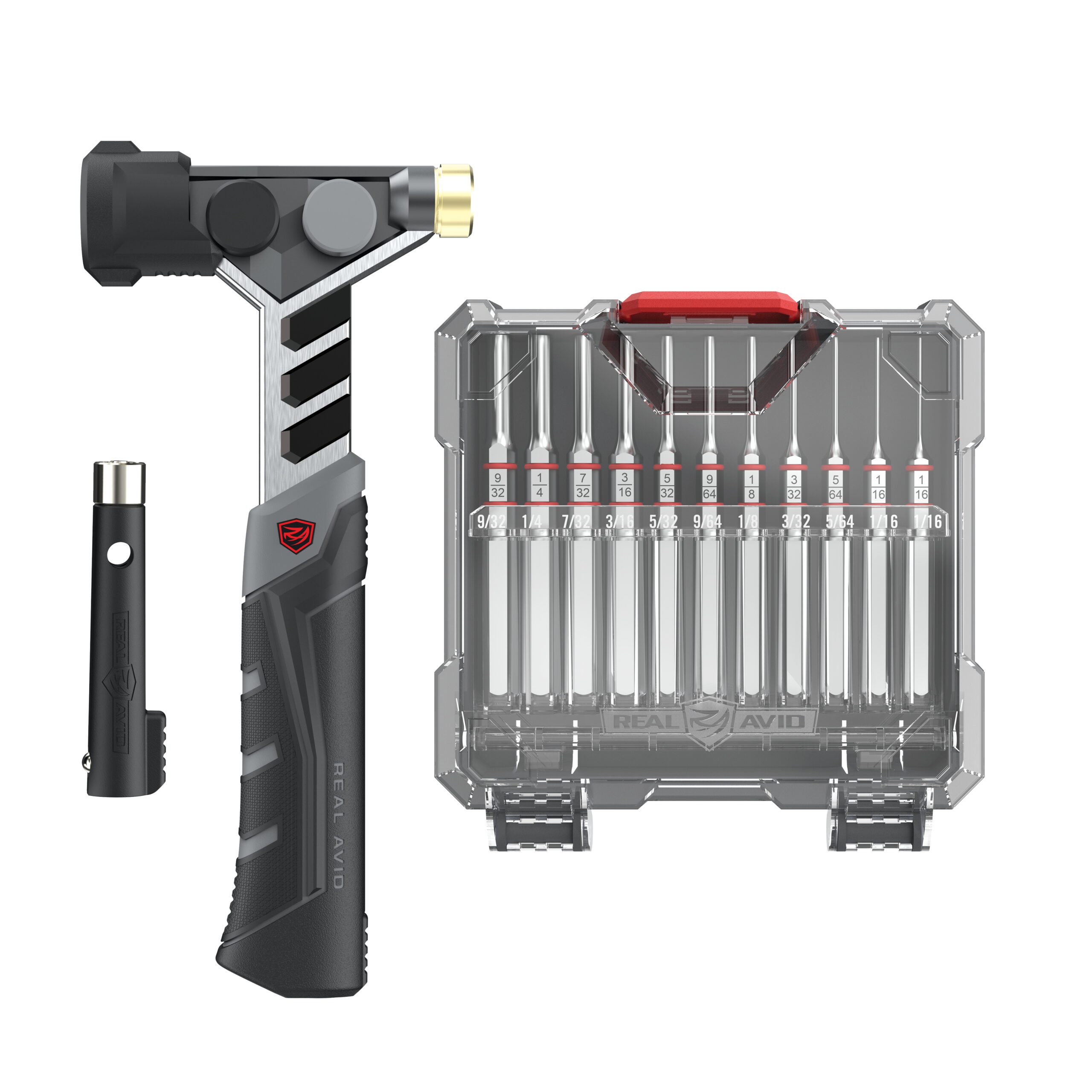 Main Image for Armorer’s Master Hammer™ and Accu-Punch® 11-Piece Standard Pin Punch Set-Real Avid-Real Avid