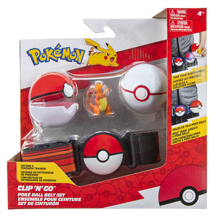Pokemon Pokémon Clip 'N Go Poké Ball Belt Set (Assorted)