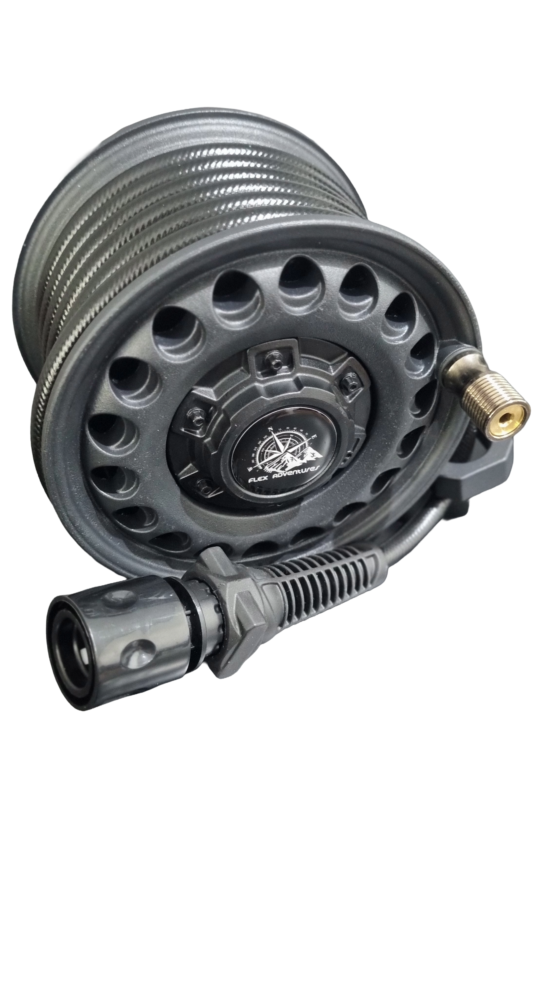 Flex Water Hose Reel Kit