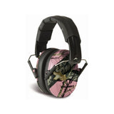 Walker's Pro Low Profile Passive Earmuffs (Pink Camo)