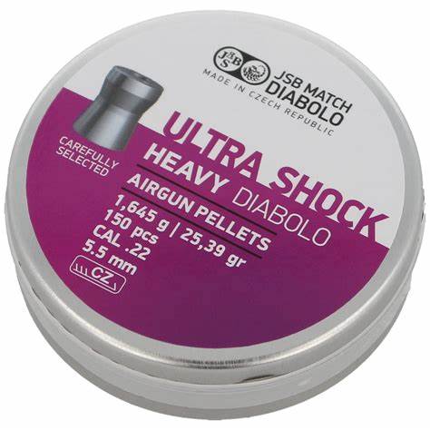5.52MM JSB ULTRA-SHOK HEAVY (150) 25.40GR