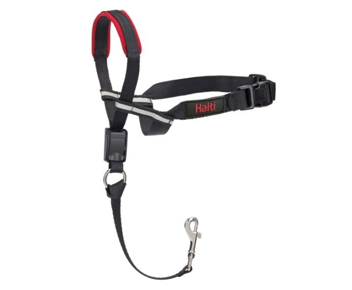 Halti Optifit Headcollar (Black/Red, Large)
