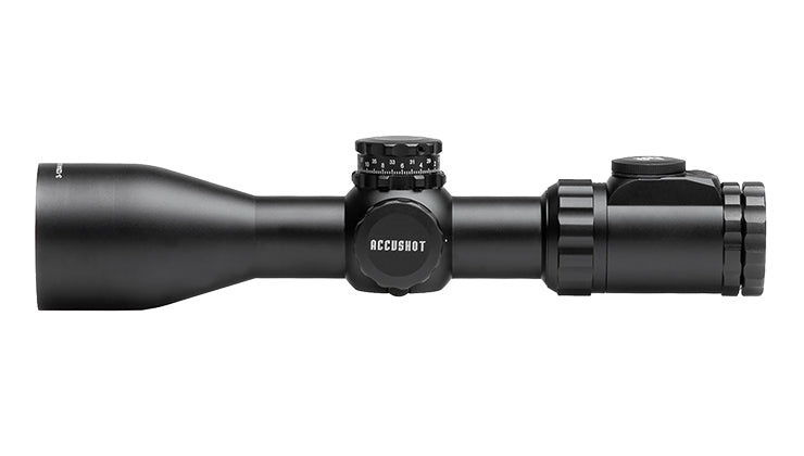 UTG OP3 3-12x44mm Compact Riflescope (30mm Tube, AO, IE, Glass UMOA Reticle)