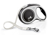 Flexi Comfort L Retractable Dog Leash (Tape, 5m, Black, up to 60kg)