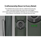 Olight Arkfeld Ultra EDC Flashlight (Green Laser, UV, 1500 Lumens, 103m, Black)