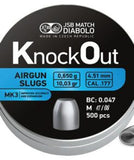 JSB Knock Out Slugs MK3 Airgun Pellet 10.03gr, 4.51mm (500)