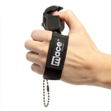 Runner Self Defense Mace Pepper Spray- Ideal self defense keychain for women, runners, hikers and walkers 12 ft. range, Made in the USA. Available in High Visibility Pink, Yellow, Orange, Blue and Black