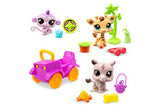 Littlest Pet Shop Safari Pack (3Pets/7 Access/1Card/5 Digital Surprises)