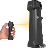 3-IN-1 Tear Gas Enhanced Mace Police Pepper Spray, ideal self defense for women, 12 ft range, rugged police-ready housing with clip, Made in the USA