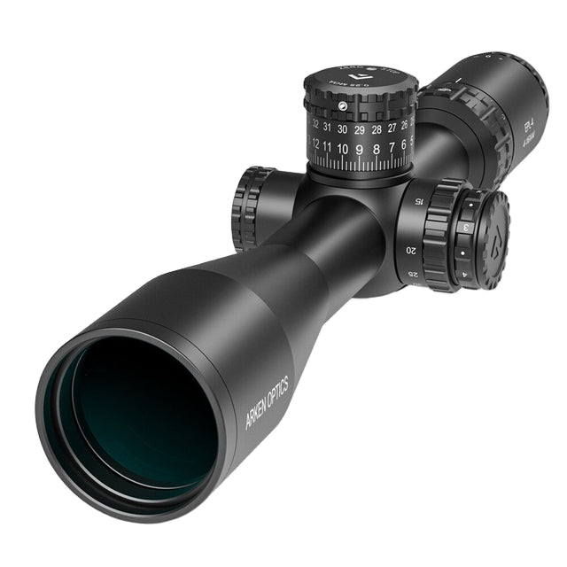 Arken EPL4 4-16x44mm Riflescope (FFP MOA VHR Reticle, Zero Stop, 30mm Tube)
