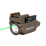 Olight Baldr Mini Weapon Light (Green Laser, 600 Lumens, 130m, Tan)