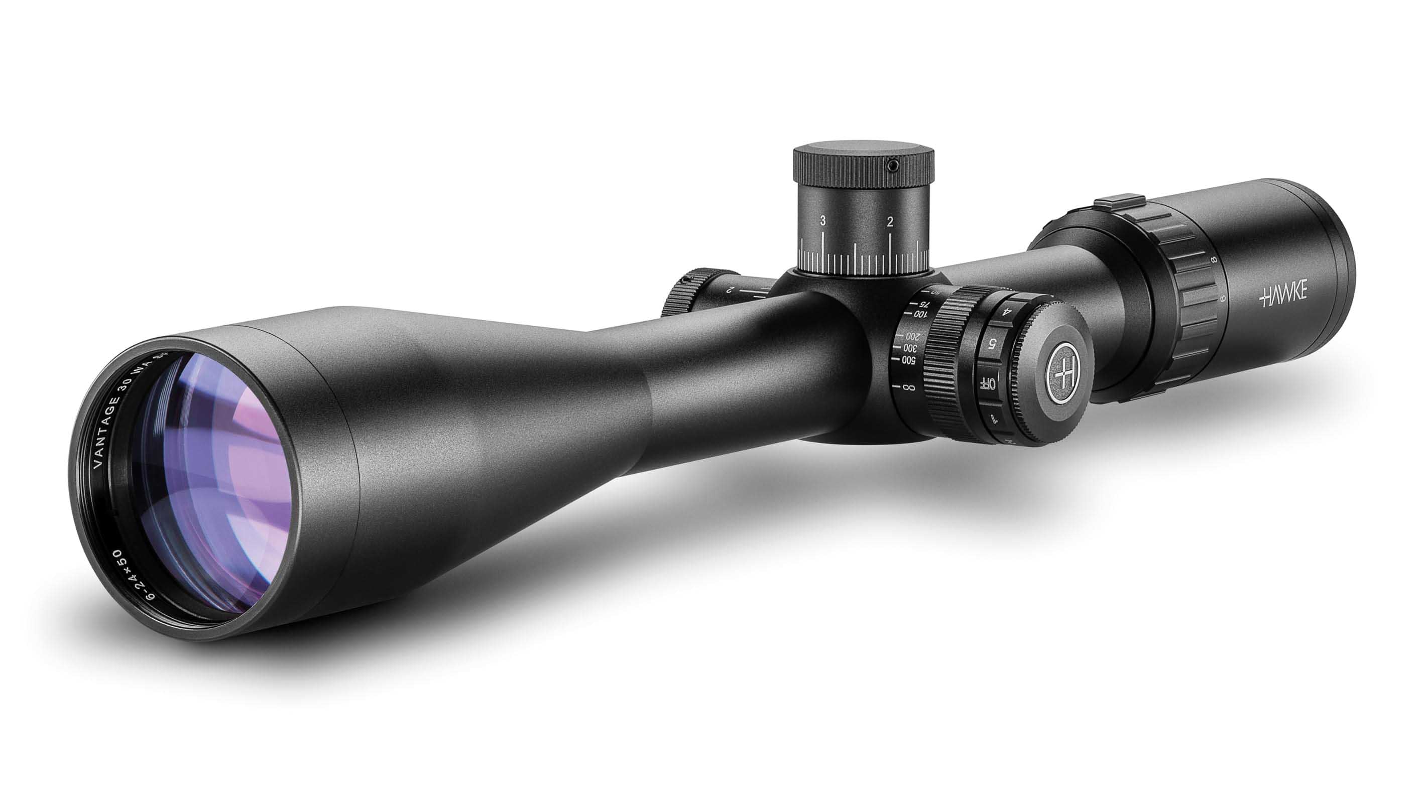 Hawke Vantage 30 WA SF 6-24x50mm Riflescope (Half Mil Dot IR 10x)