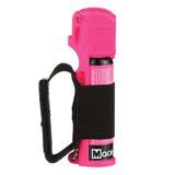 Runner Self Defense Mace Pepper Spray- Ideal self defense keychain for women, runners, hikers and walkers 12 ft. range, Made in the USA. Available in High Visibility Pink, Yellow, Orange, Blue and Black