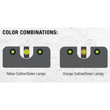 Trijicon HD XR Night Sights - Glock Small Frame (Orange Front)