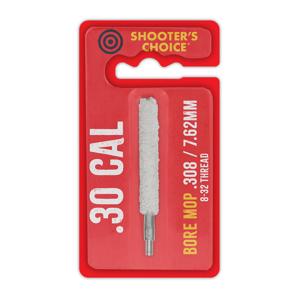 Packaged product image of Shooter's Choice .30cal 3" Cotton Bore Mop (SHF-3M30)