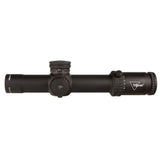 Trijicon Credo 1-8x28 First Focal Plane (FFP) Riflescope - Red/Green MRAD Segmented Circle, 34mm Tube, Matte Black, Exposed Locking Adjusters
