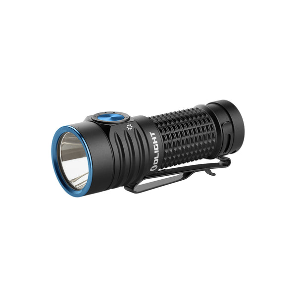 Olight Baton Turbo EDC Flashlight (1000 Lumens, 500m, Black)