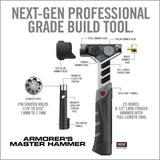 3rd Image for Armorer’s Master Hammer™ and Accu-Punch® 11-Piece Standard Pin Punch Set - Real Avid