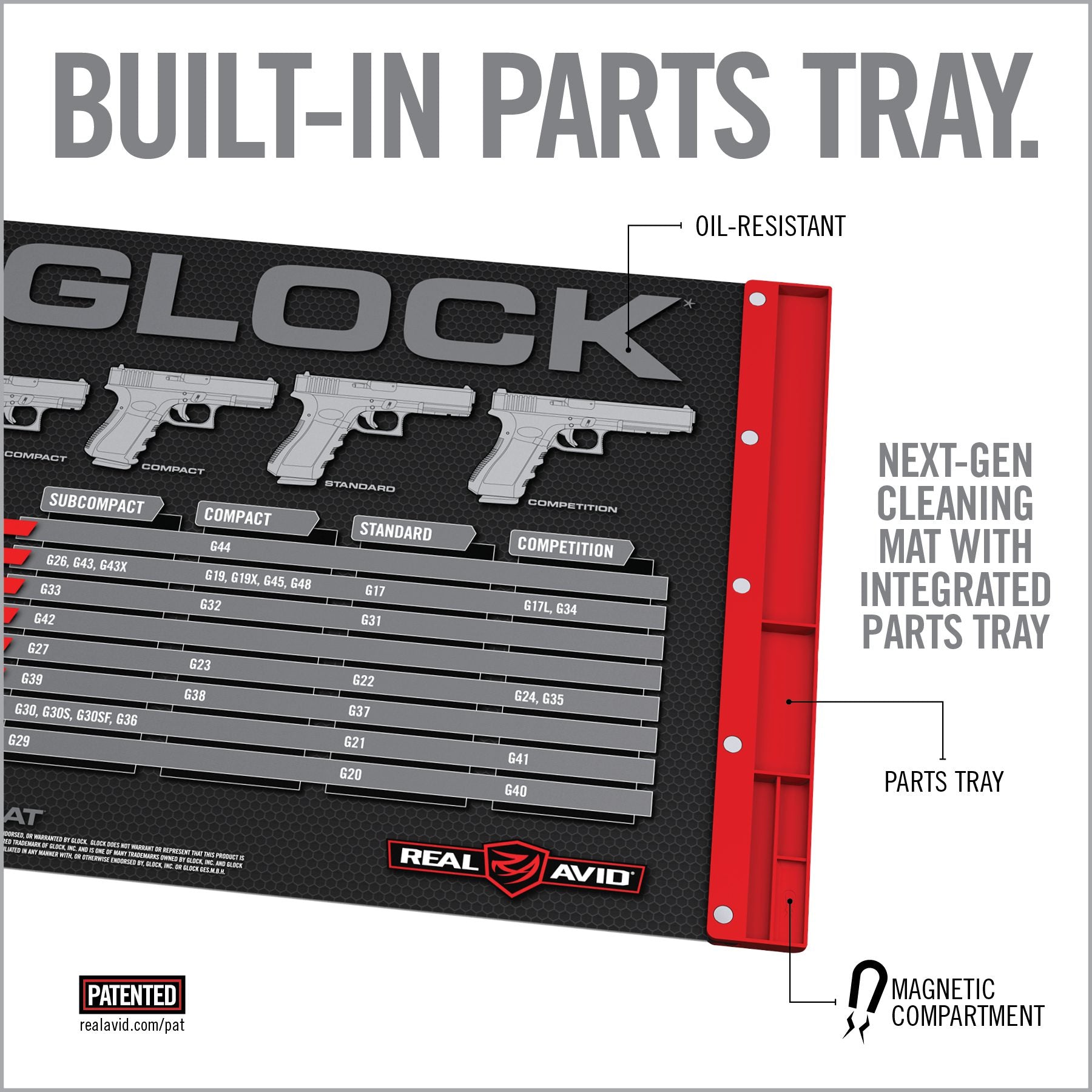 4 Image for Smart Mat® for Glock* Pistols-Real Avid