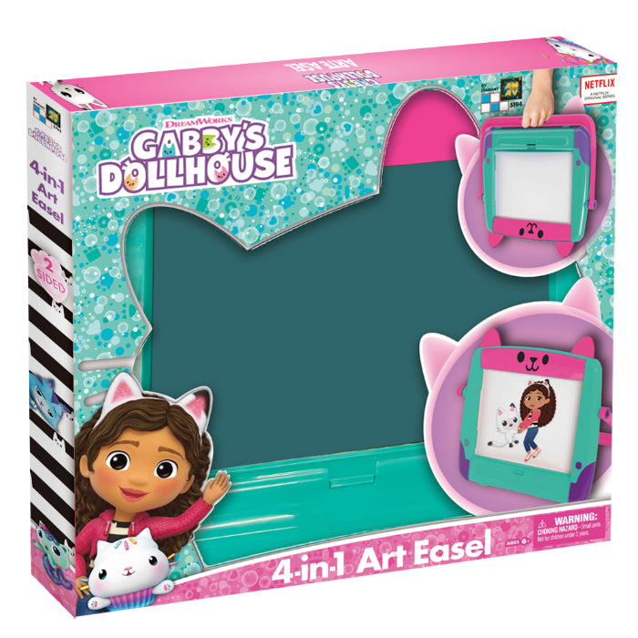 GABBY'S DOLLHOUSE CORE Gabby's Dollhouse (4 In 1 Art Easel)