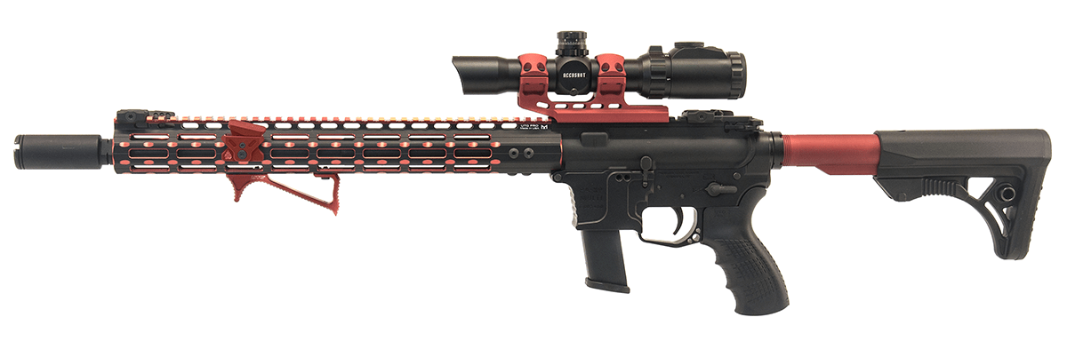 UTG Angled Index Mount M-LOK Matte Red