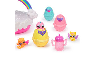 Hatchimals Alive Neon Rainbow Basket