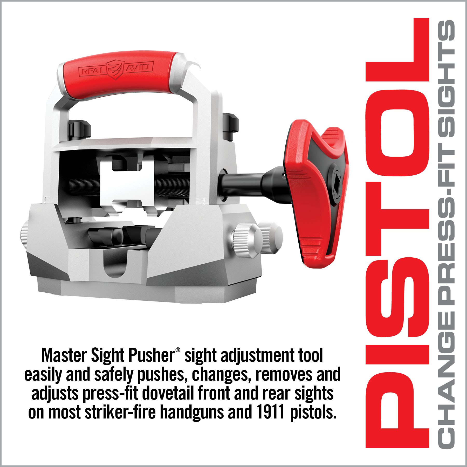 2 Image for Master Sight Pusher with Free Gun Tool Amp - Pistol-Real Avid