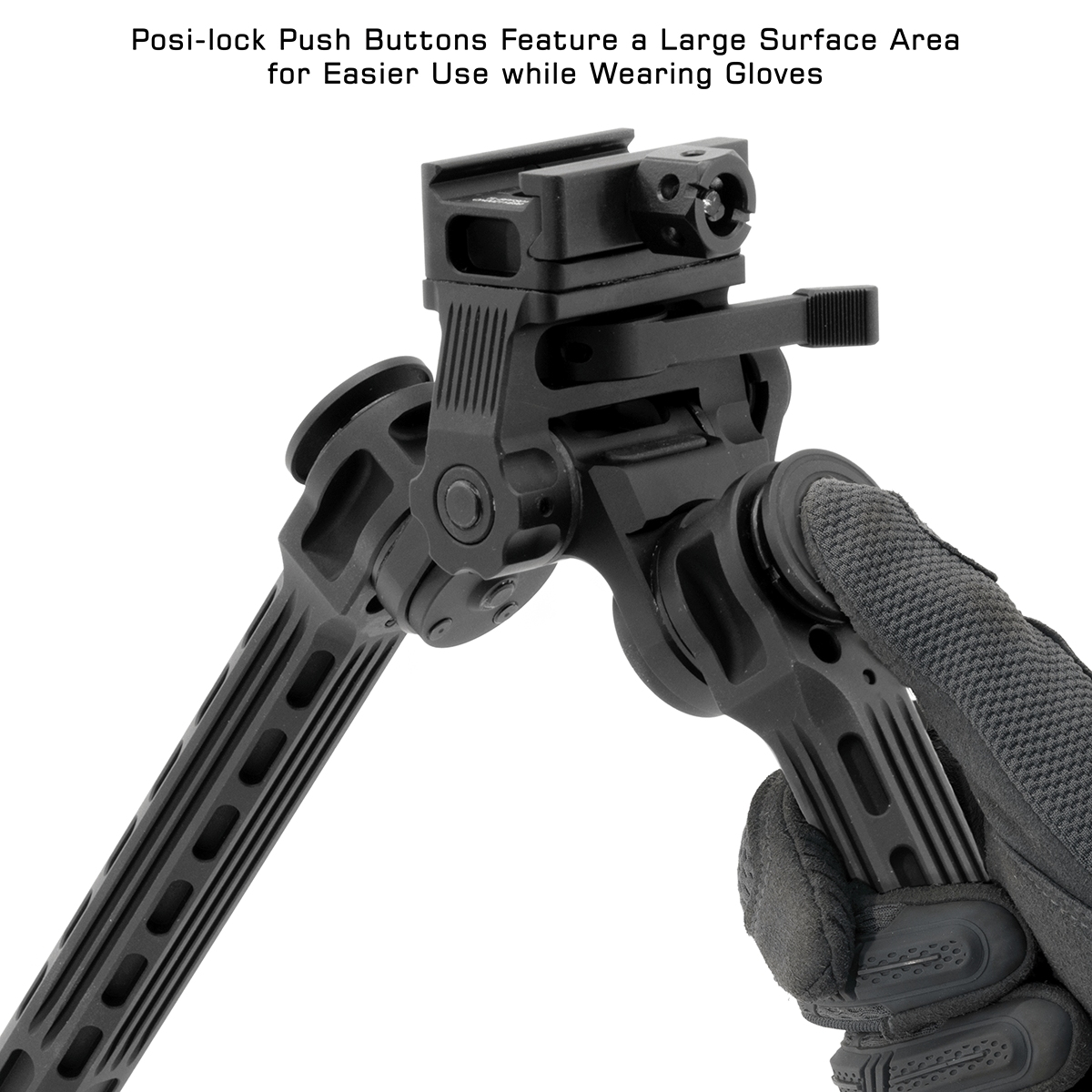 UTG Big Bore Full Stability Bipod 9"-14" Center Height