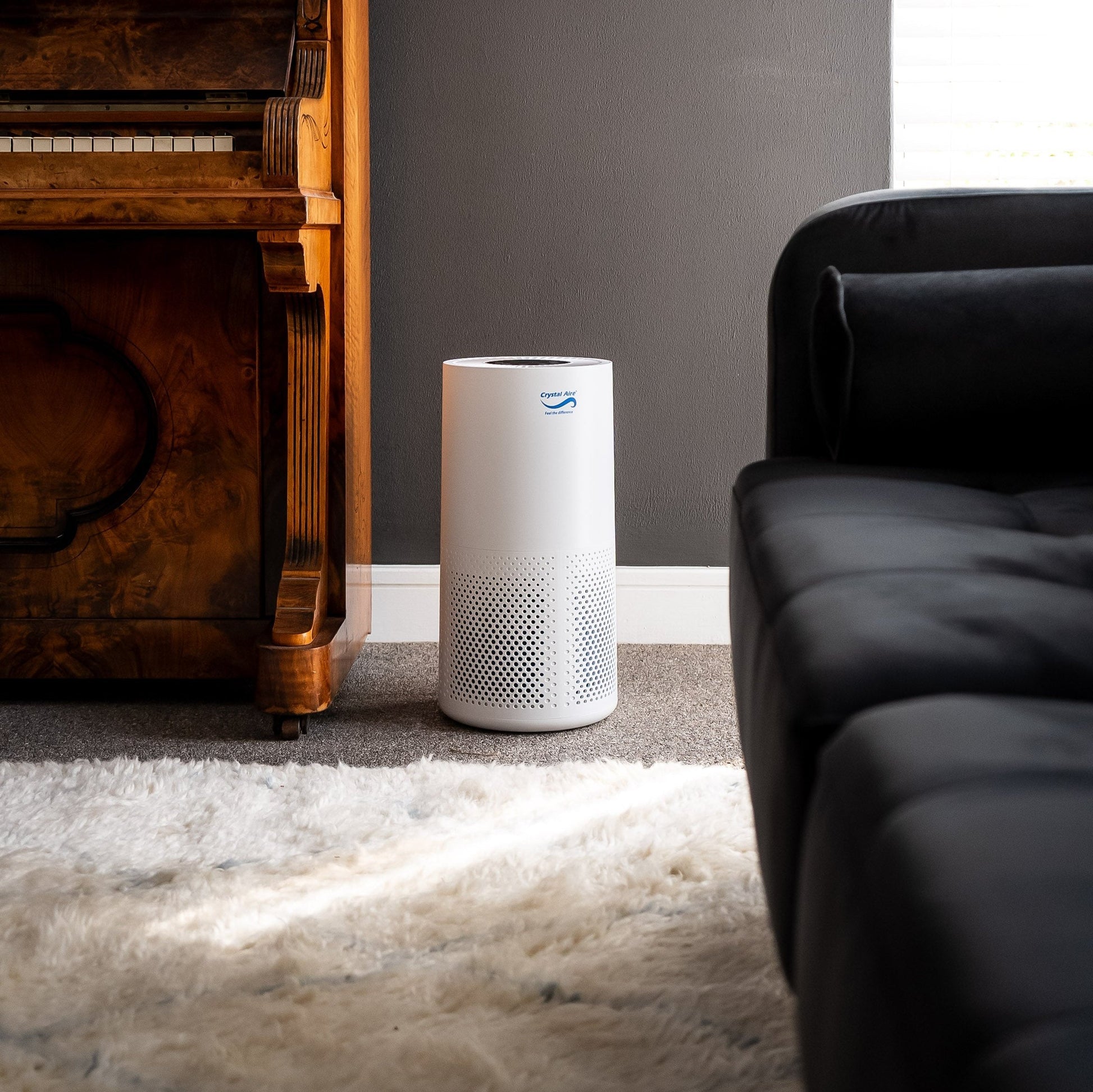 Crystal Aire Turbo HEPA LED Air Purifier - Wifi Control and 5 Step Filtration