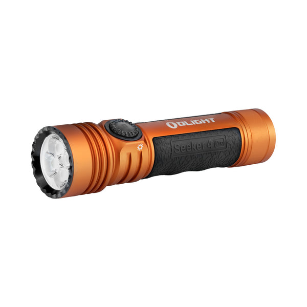 Olight Seeker 4 Pro LED Flashlight (Cool White, 4600 Lumens, 260m, Orange)
