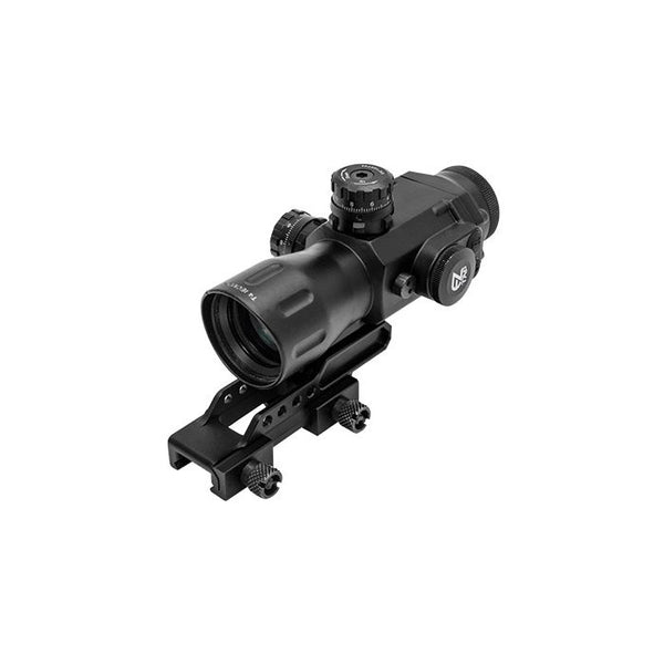UTG Compact Prismatic T4 4x32 Riflescope (36-Color Illumination, T-DOT Reticle)