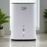 Crystal Aire Compact 2L Dehumidifier with Automatic Timer (600ml/day)